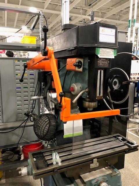 Head Mount Milling Machine Guard - Customer Photo From Bryan S. Dom