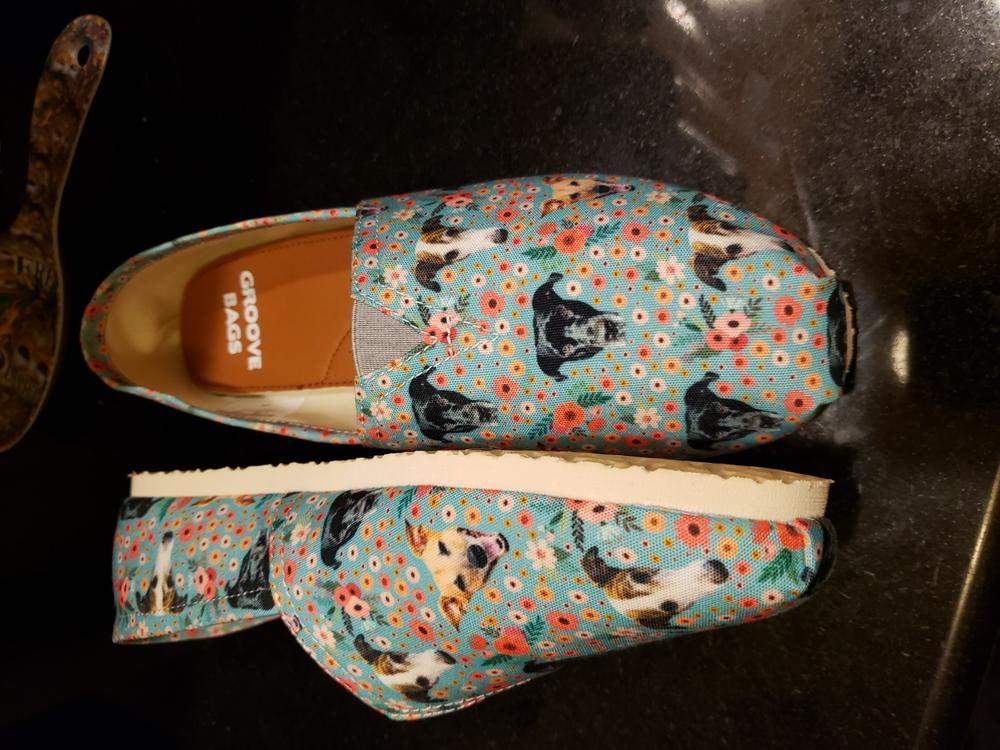 shoes with faces on them
