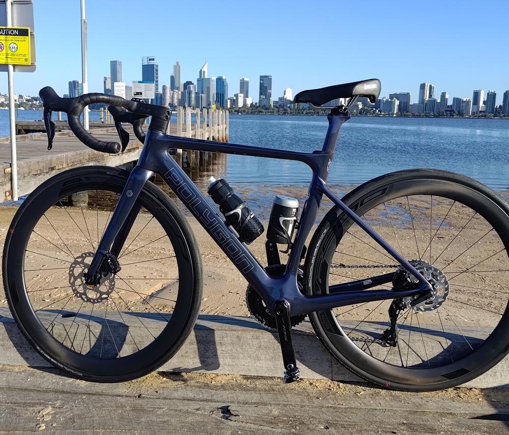 Polygon Helios A7X - 105 Di2 Carbon Road Bike - Customer Photo From Gordon Fagan