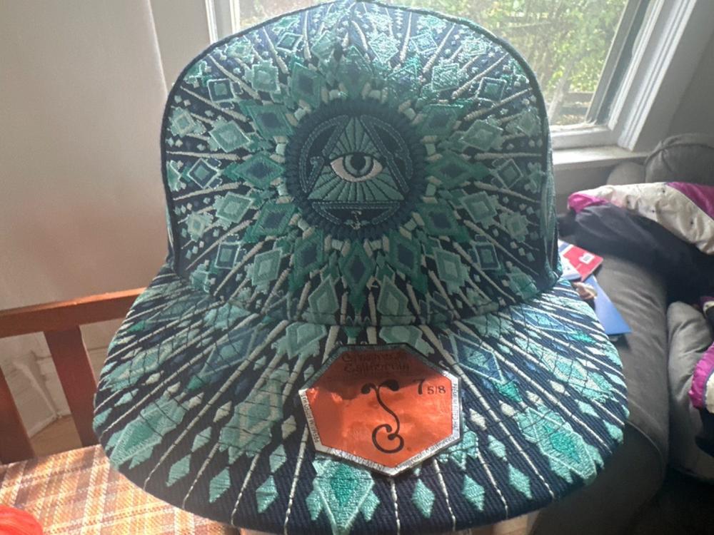 San Pedro Del Sol V3 Teal Fitted Hat - Customer Photo From Jonathon Angelini