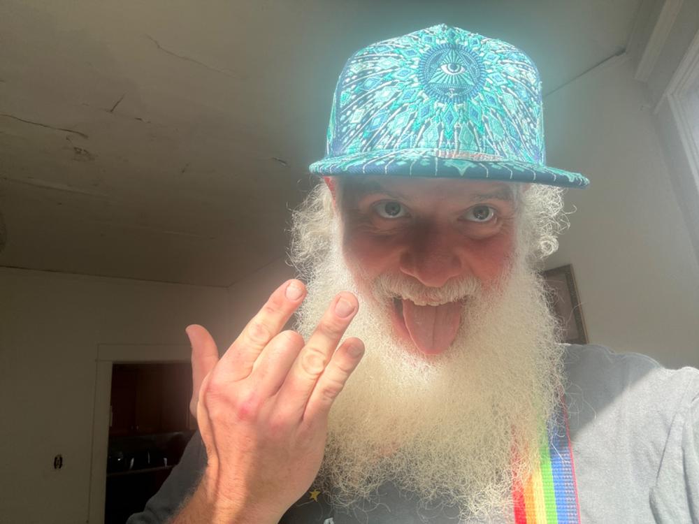 San Pedro Del Sol V3 Teal Fitted Hat - Customer Photo From Jonathon Angelini