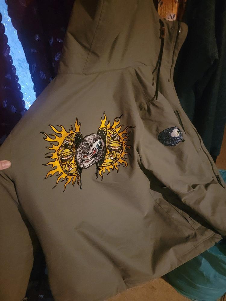 Aaron Brooks Split Moon Gray Parka Jacket - Customer Photo From Nicholas Nephew