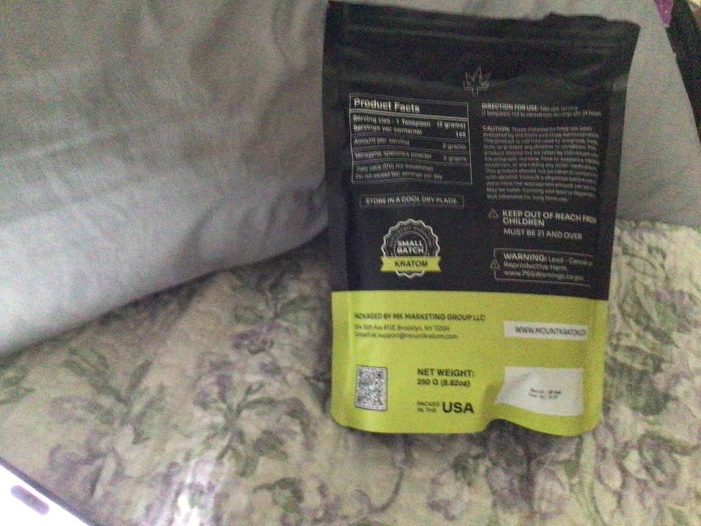Yellow Vietnam Kratom Powder - Customer Photo From Laurie