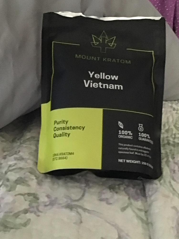 Yellow Vietnam Kratom Powder - Customer Photo From Laurie