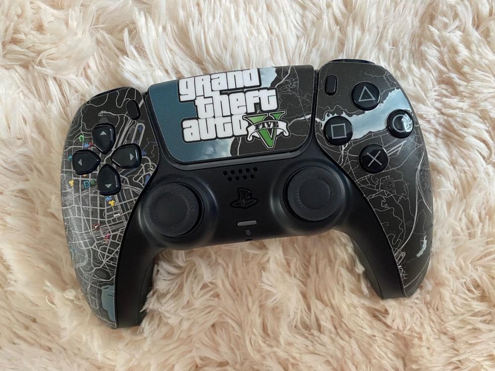 Black Ice Marble PlayStation Console Skin KO Custom Creations