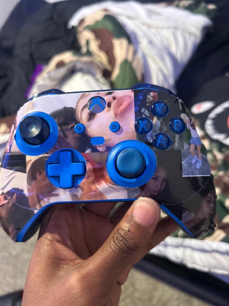 Lava Red Armour Xbox Series Controller Skin KO Custom Creations