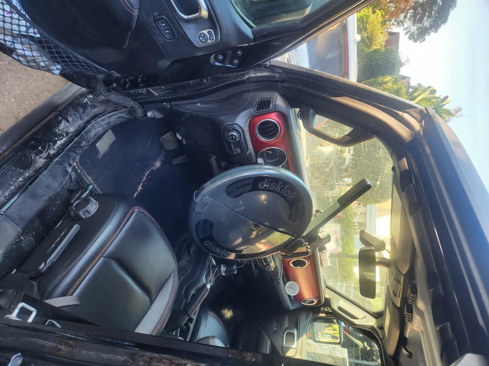 New Disklok - Diamond Edition - Anthracite, Medium - Customer Photo From Yoram Sadeh