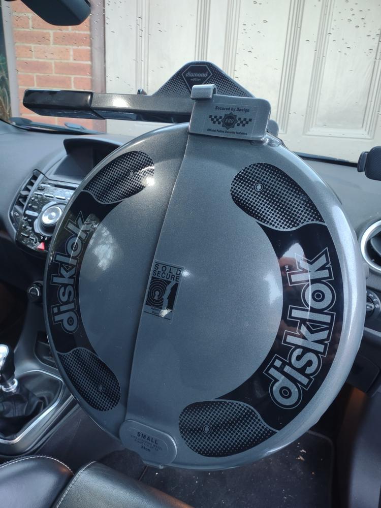 New Disklok - Diamond Edition - Anthracite, Small - Customer Photo From David Hawes