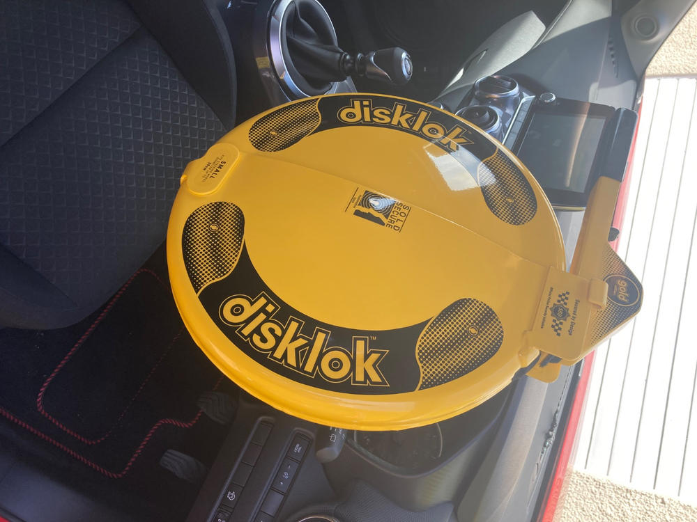 Disklok - Gold Edition - Yellow, Small - Customer Photo From Mark Stewart