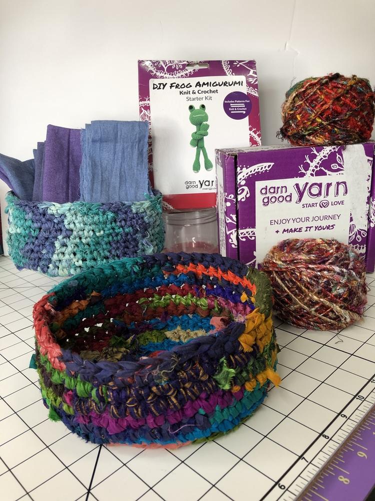 5 Ways to Use Darn Good Yarn's Recycled Yarn - Groovy Green Living