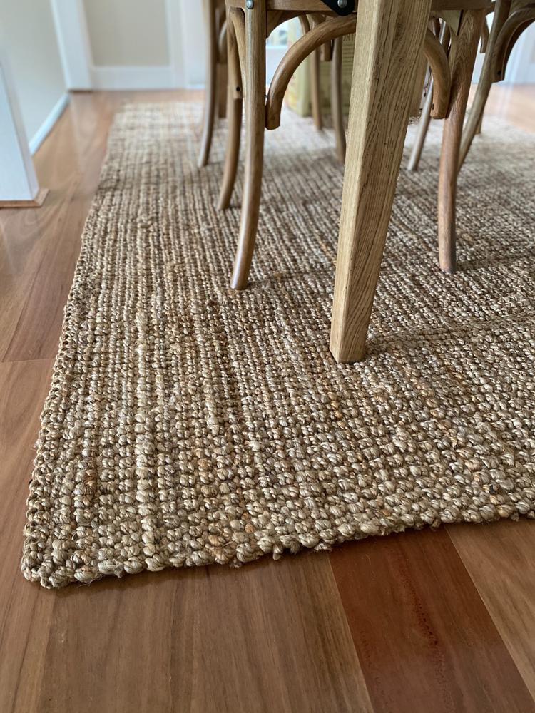 Chunky Natural Fiber Barker Rug - Customer Photo From Brooke Keyser