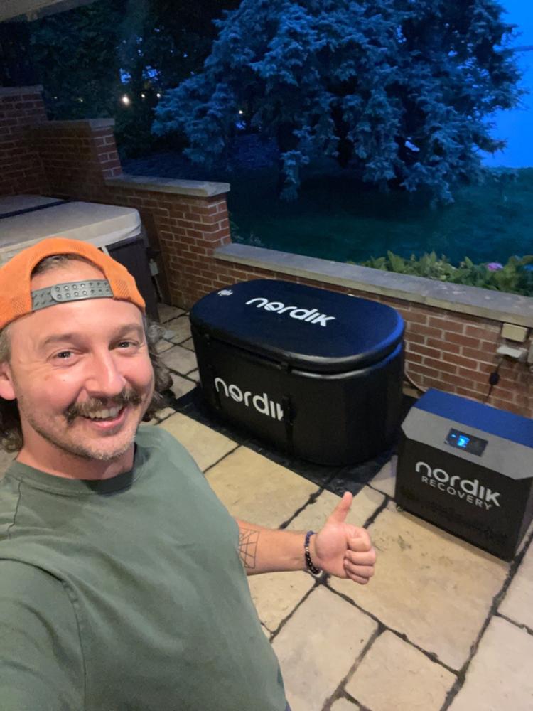 Nordik Ice Bath - Customer Photo From Billy Brown