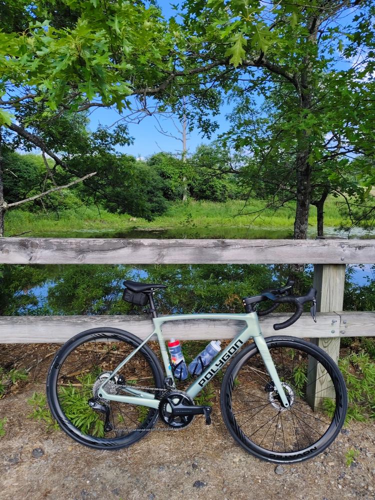 Polygon Strattos S8X - Ultegra Di2 Carbon Road Bike - Customer Photo From Russell Davis