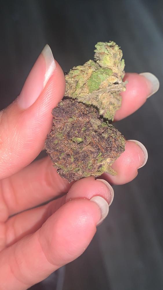 Watermelon Gelato • Indica • Greenhouse Flower • 32.62% THCa - 28 Grams - Customer Photo From Priscilla Penalo