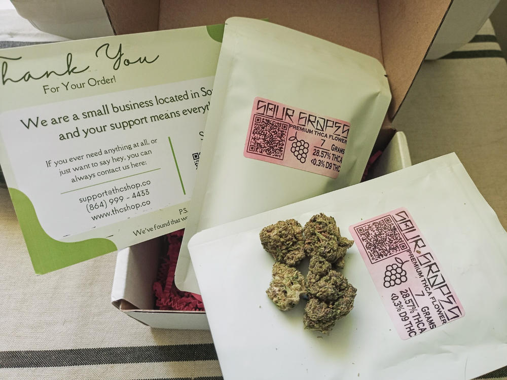 Sour Grapes • 28.57% THCa • Greenhouse Flower - 7 Grams - Customer Photo From Donna Graham