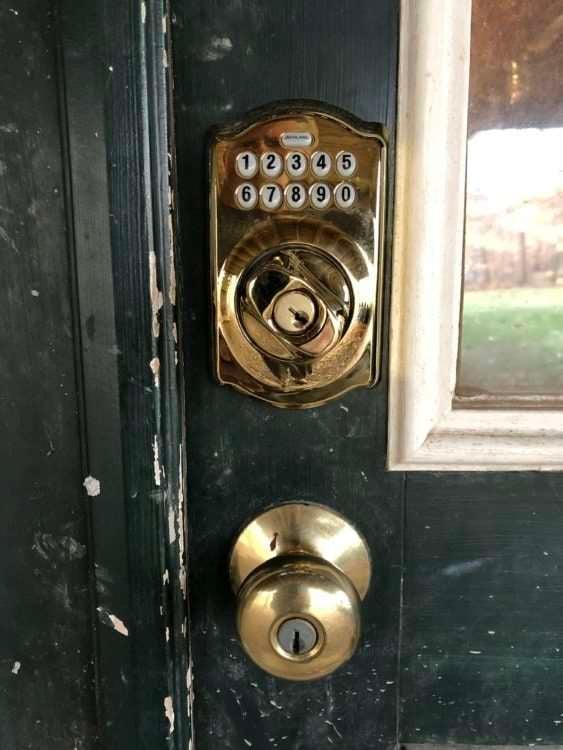 Schlage BE365 CAM - Customer Photo From Jeff Buebendorf