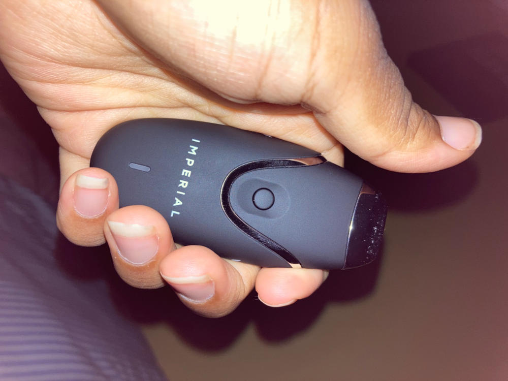 THCP VAPE POD & BATTERY STARTER KIT - Strawberry Pound Cake - Customer Photo From Monie Mee