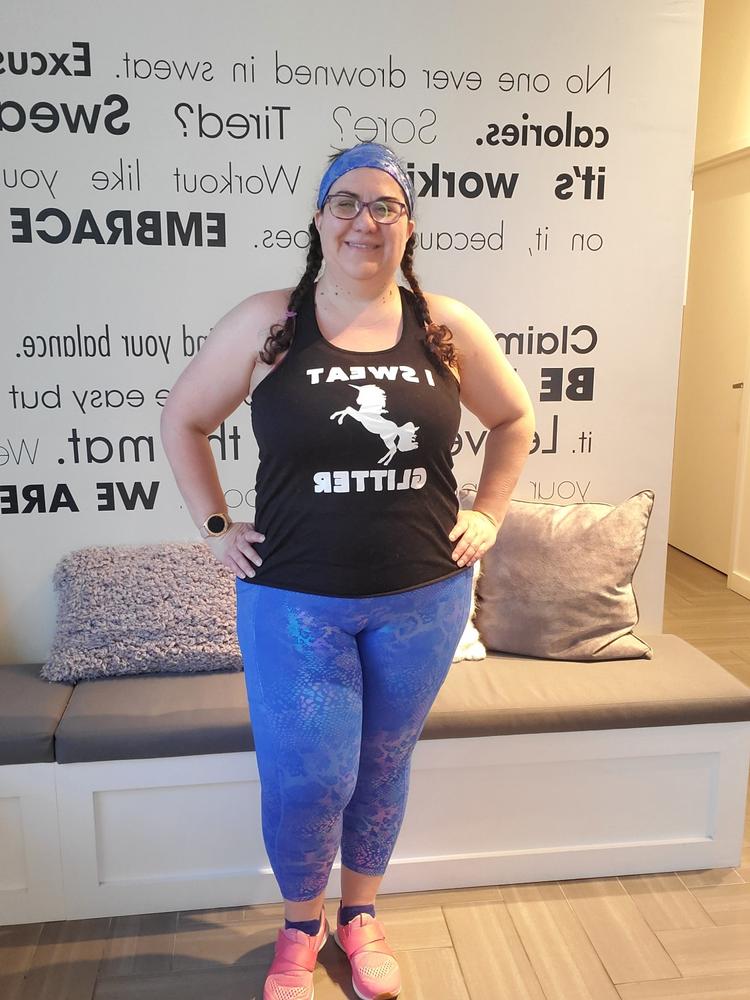 I Sweat Glitter Shirt - Customer Photo From Anonymous