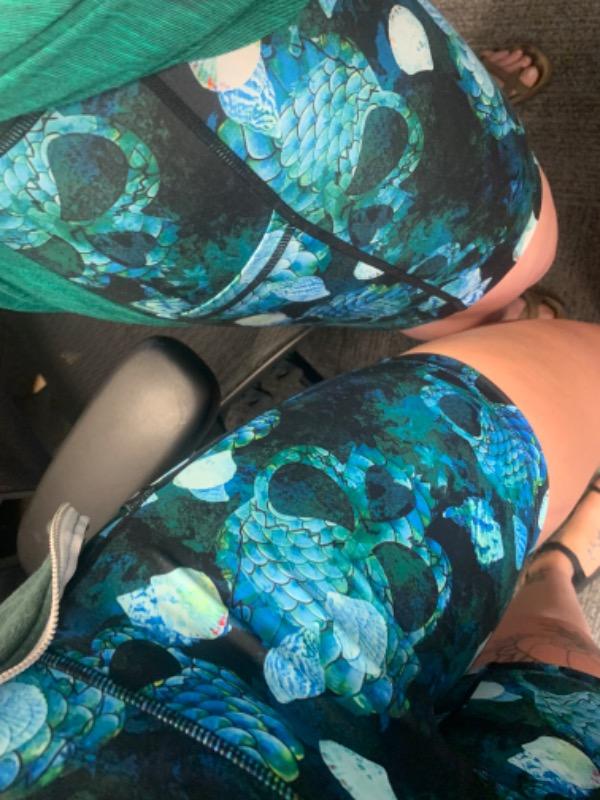 Shorts | Mermaid Skull | Sea Green - Customer Photo From Hillary Shifrin