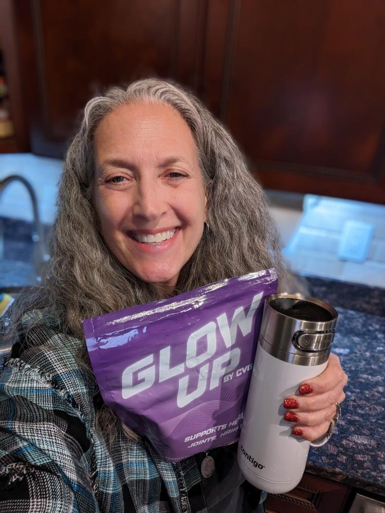 Glow Up Collagen - Customer Photo From Amy Schwartz