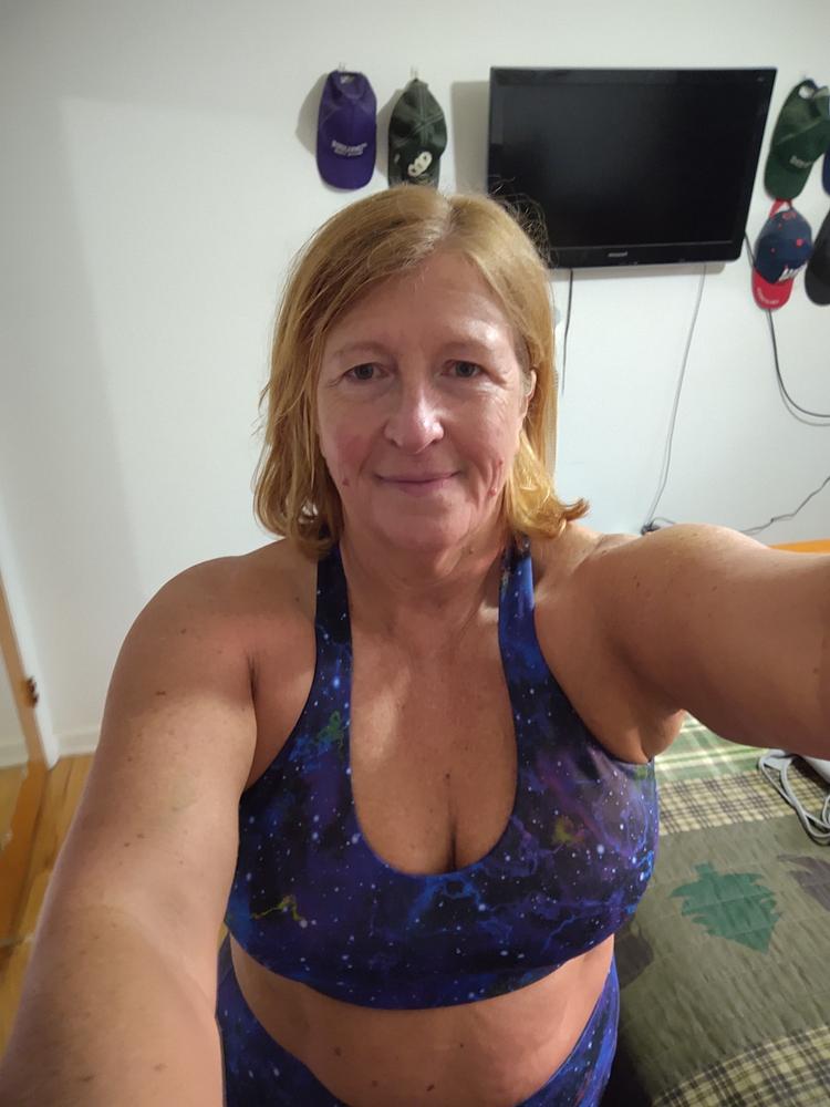 Galaxy Sports Bra - Customer Photo From AMY HAM