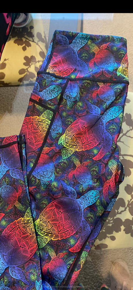 Rainbow Turtle Leggings - Customer Photo From Anonymous
