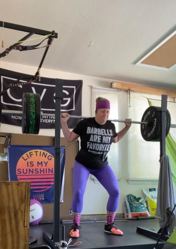 Purple Reign Leggings - Customer Photo From Karyn Kelbaugh