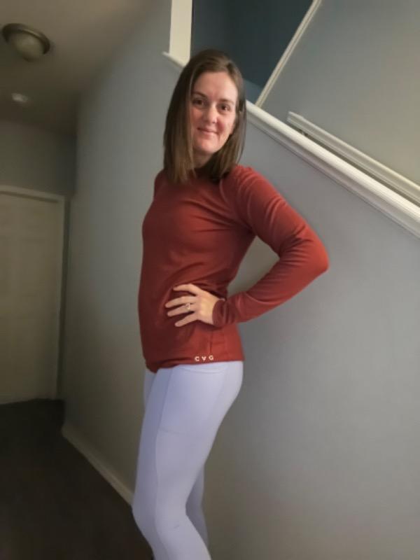 Versatile Leggings | Periwinkle - Customer Photo From Michelle Hill
