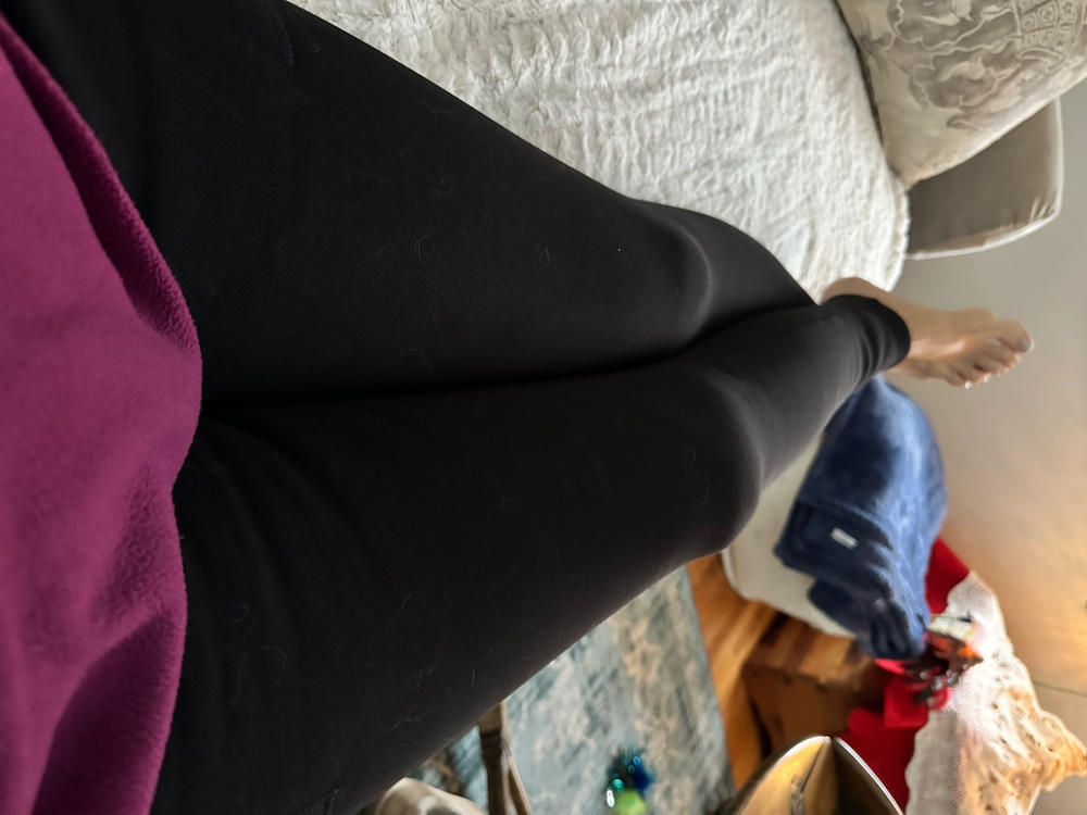 Fleece Lined Leggings | Black - Customer Photo From Kelly Endres