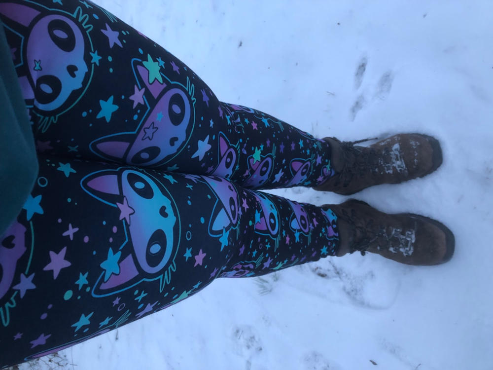 Cosmic Kitty Leggings - Customer Photo From Nicole Compliment