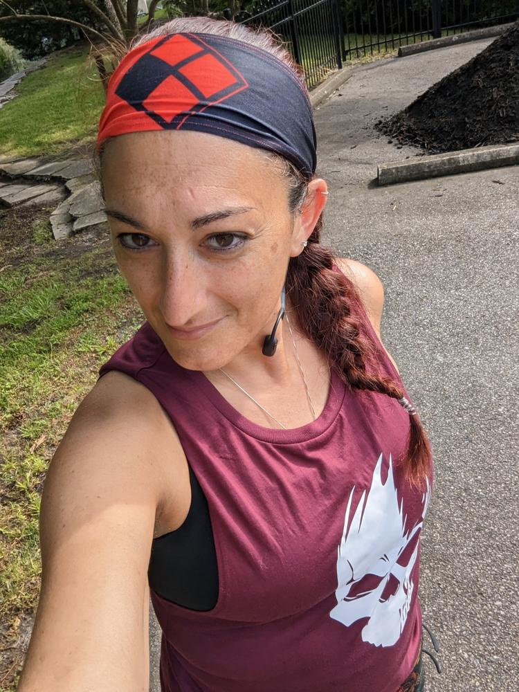 Distressed Skull Muscle Tank - Customer Photo From Roberta Woller
