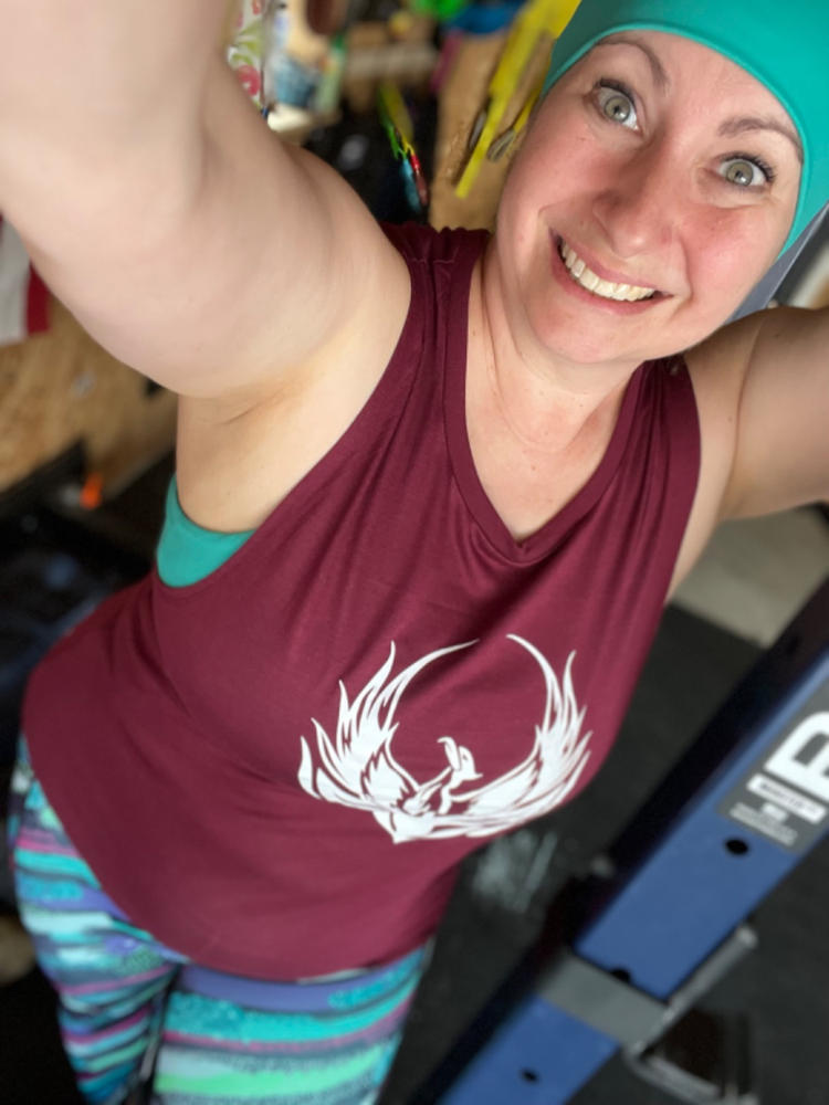 Phoenix Rising Muscle Tank - Customer Photo From Beverly Rosier