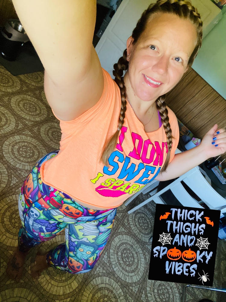 Monster Mash Leggings - Customer Photo From Kristi Keller