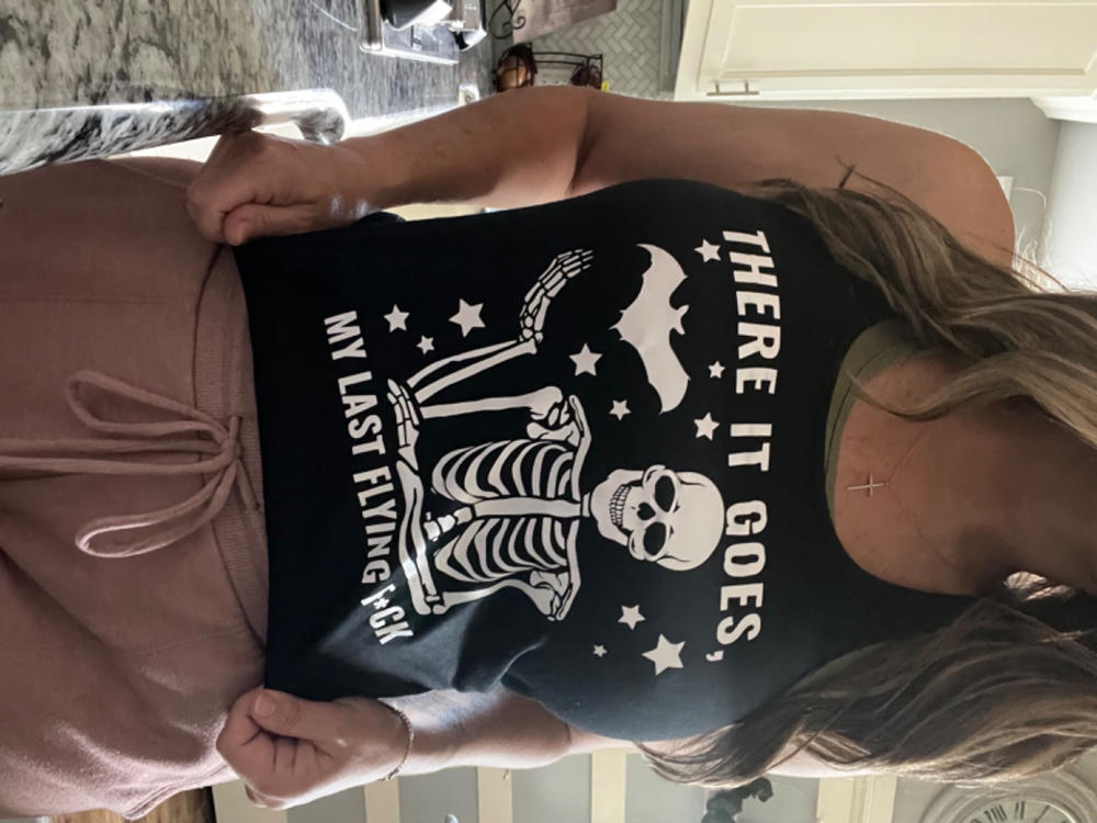 There It Goes, My Last Flying Fuck Shirt | Halloween - Customer Photo From Mandi Cornell
