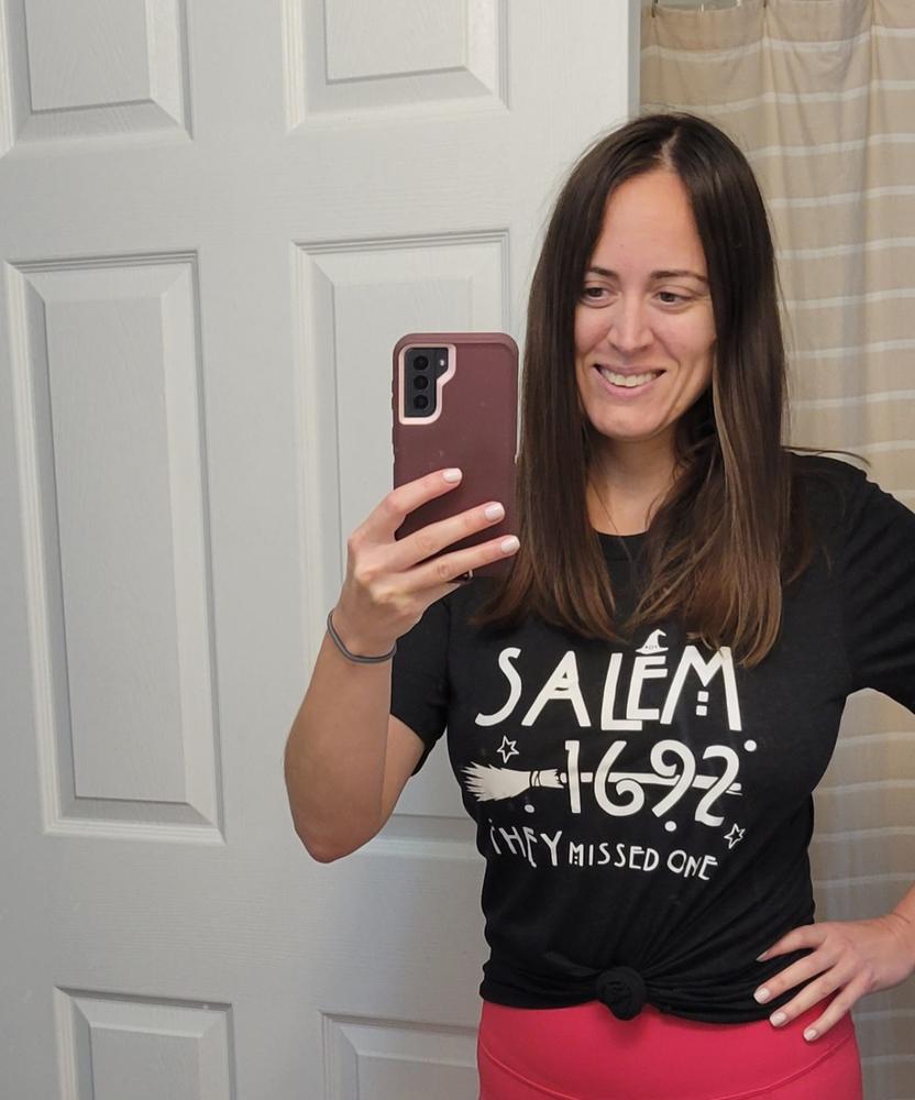 Salem 1692 they Missed One Shirt Unisex - Customer Photo From Danielle Colburn