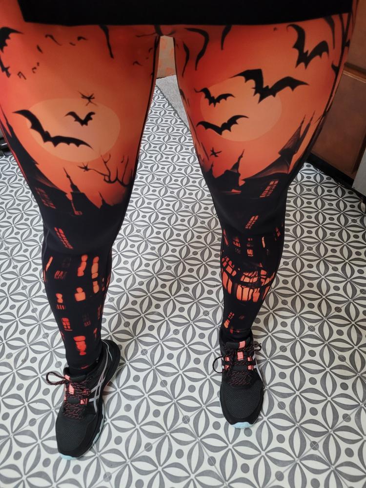 Haunted House Leggings - Customer Photo From Stephanie King