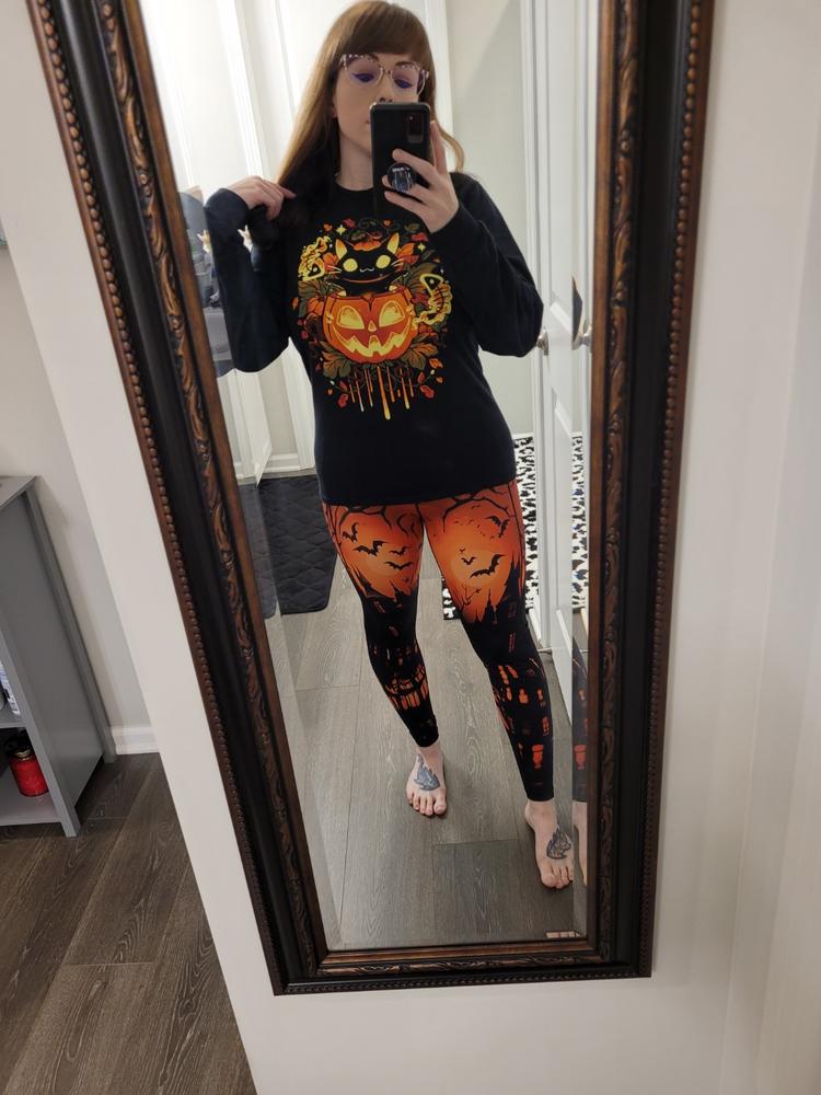 Haunted House Leggings - Customer Photo From Stephanie King