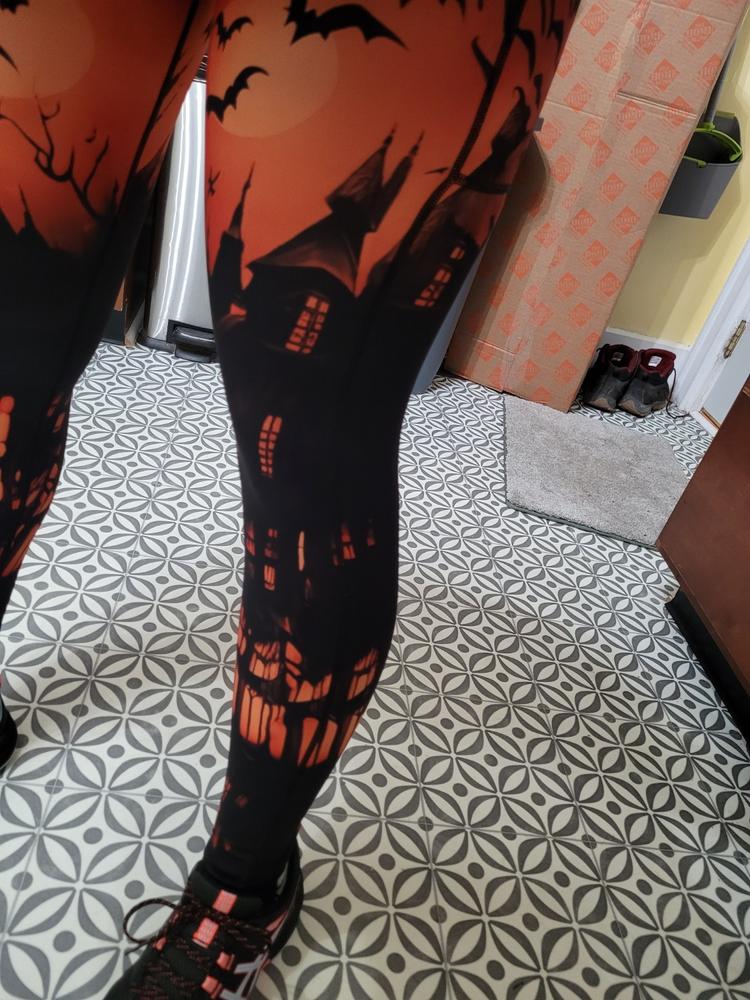 Haunted House Leggings - Customer Photo From Stephanie King