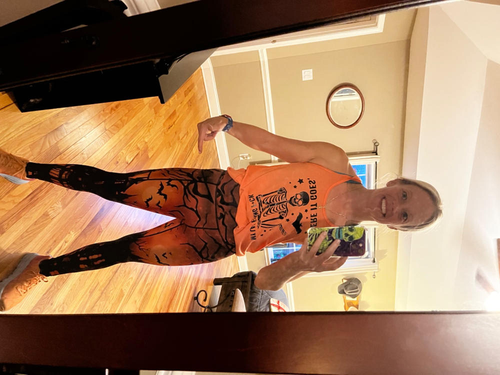 Haunted House Leggings - Customer Photo From Amy Staton