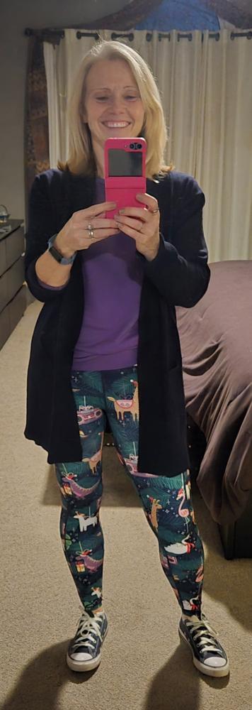 Holiday Magic Leggings - Customer Photo From Joanne Pomroy