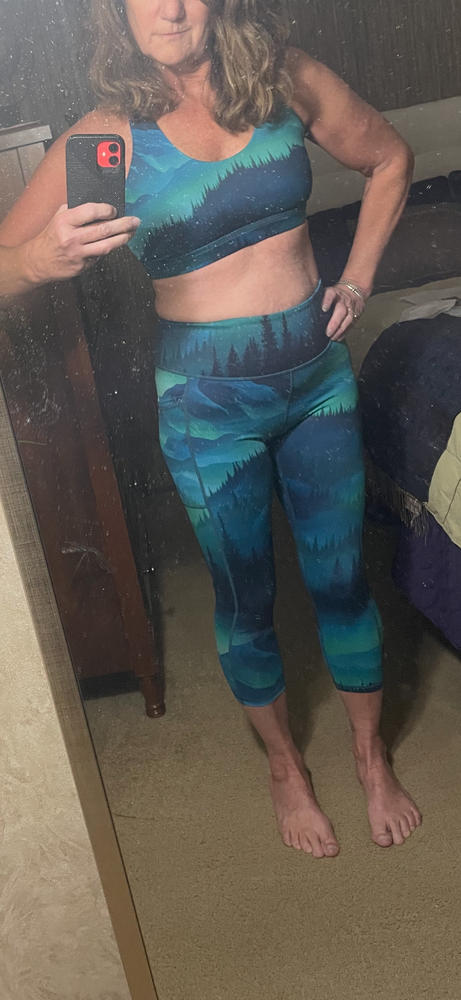 Butterfly Back Bra | Aurora Borealis - Customer Photo From Anonymous