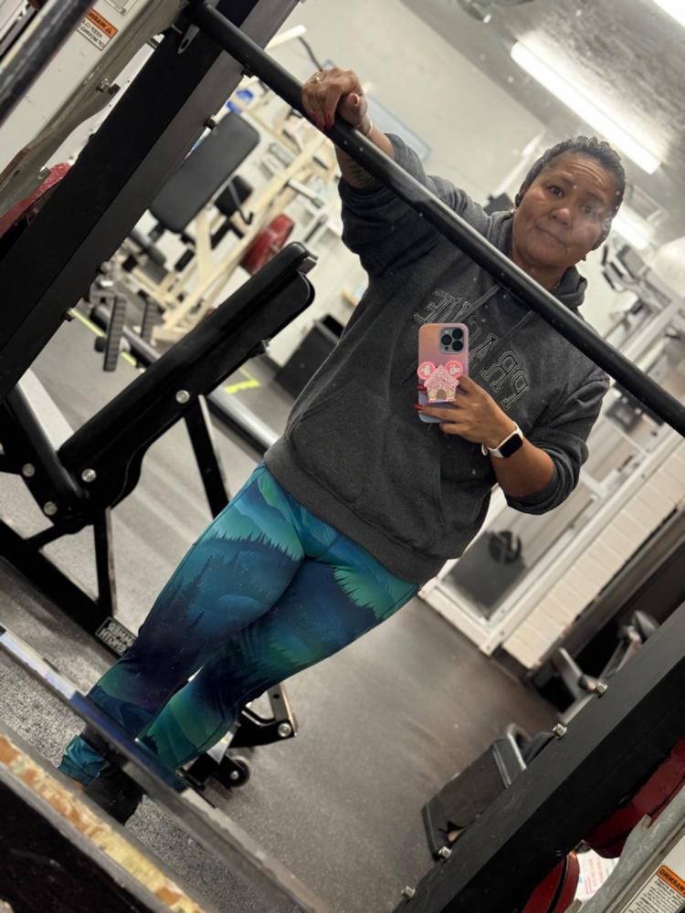 Aurora Borealis Shorts  Workout Shorts for Women – Constantly