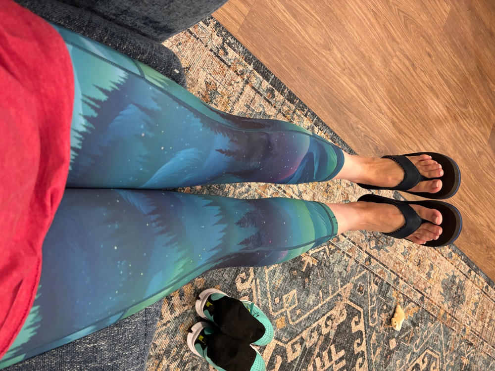 Aurora Borealis Leggings - Customer Photo From Lindsey Hatmaker