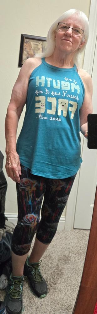 Dripping Rose Leggings - Customer Photo From Rhona VanBuskirk