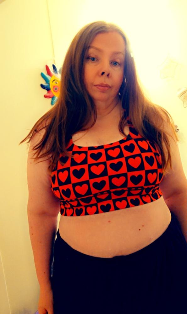 Longline Bra | Queen Of Hearts - Customer Photo From Missey Finley