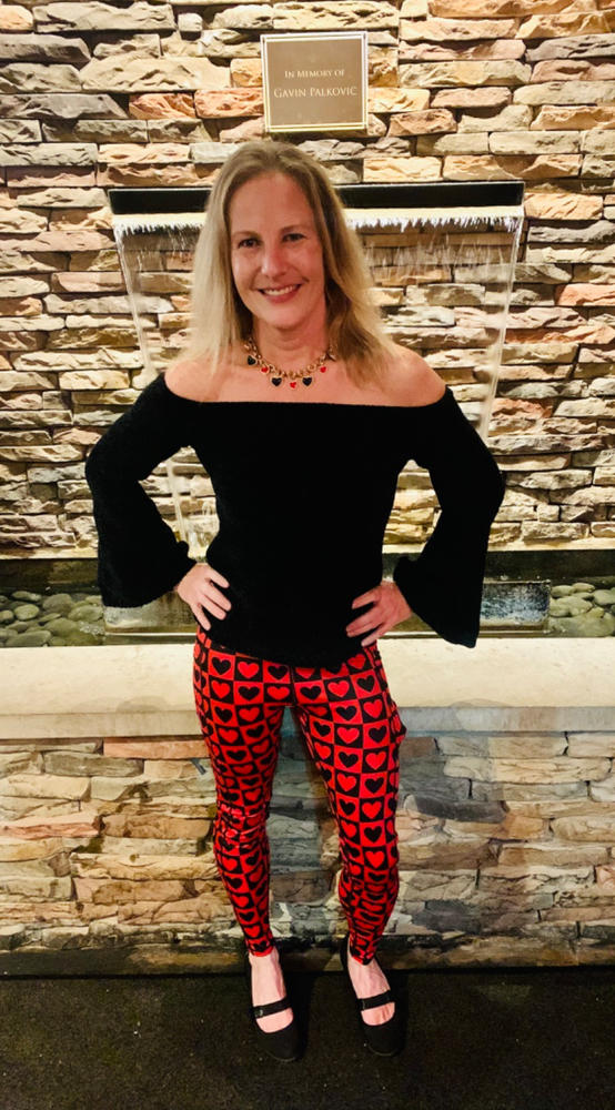 Queen Of Hearts Leggings - Customer Photo From Whitney McDonald