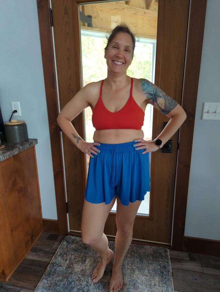 Flowy Shorts | Royal Blue - Customer Photo From Robyn Gerlach