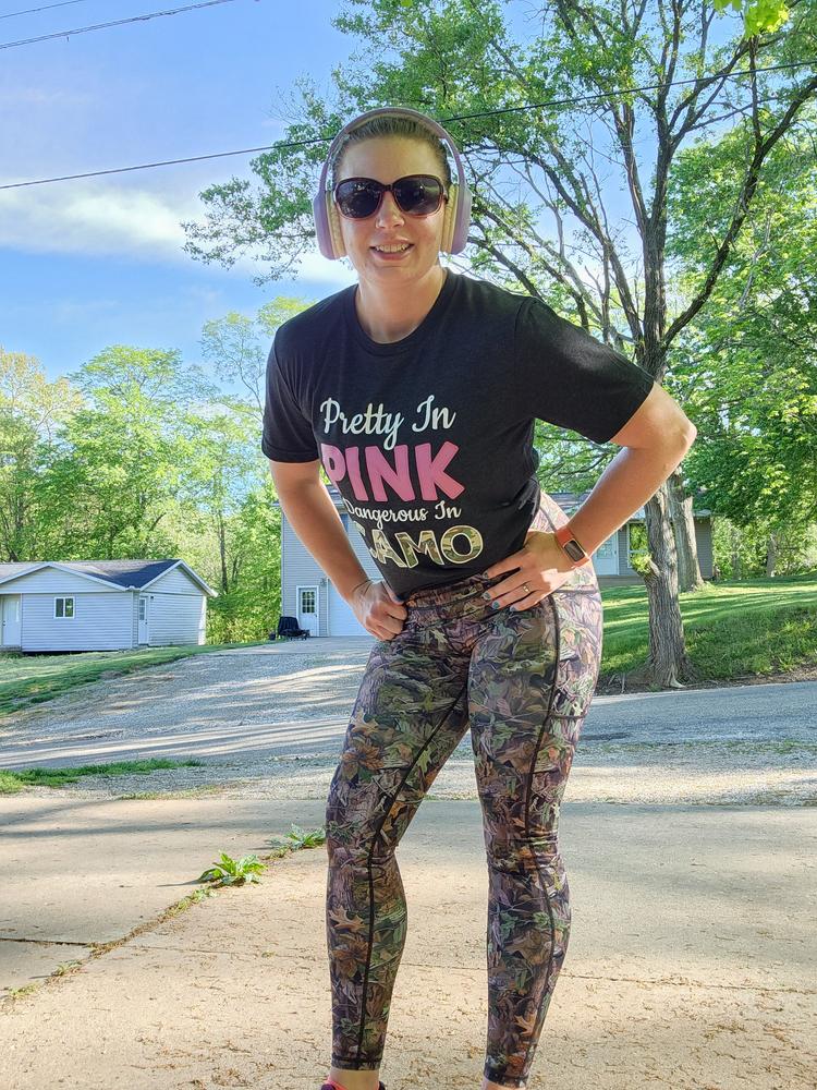 Forest Camo Leggings - Customer Photo From Kylee Bump