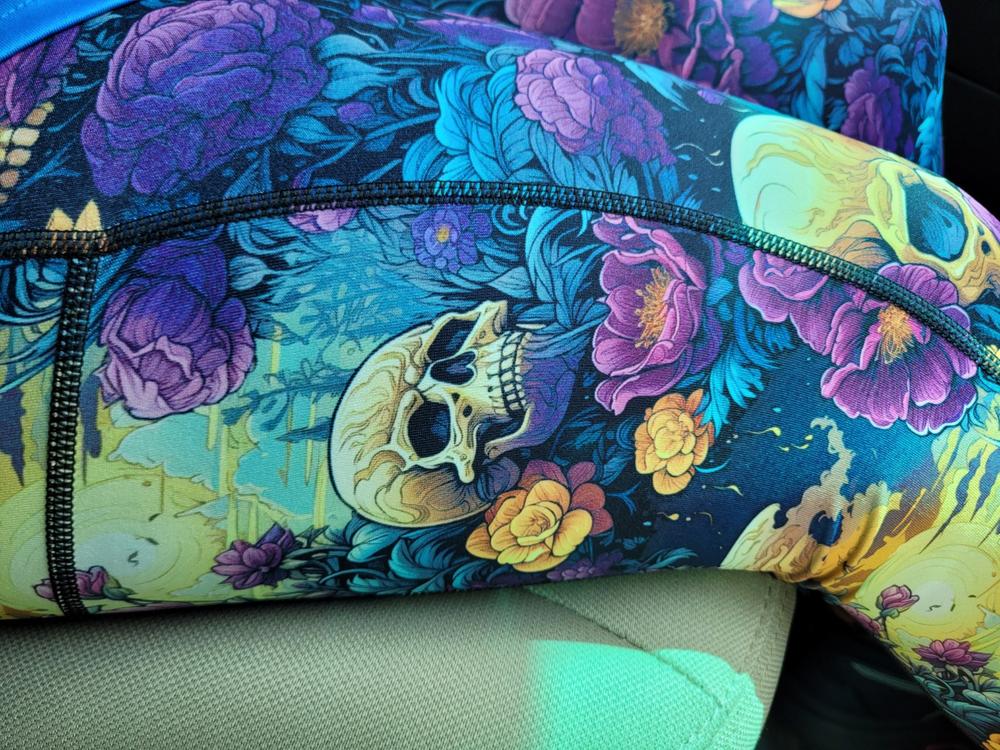 Garden Of The Dead Leggings - Customer Photo From Stephanie King