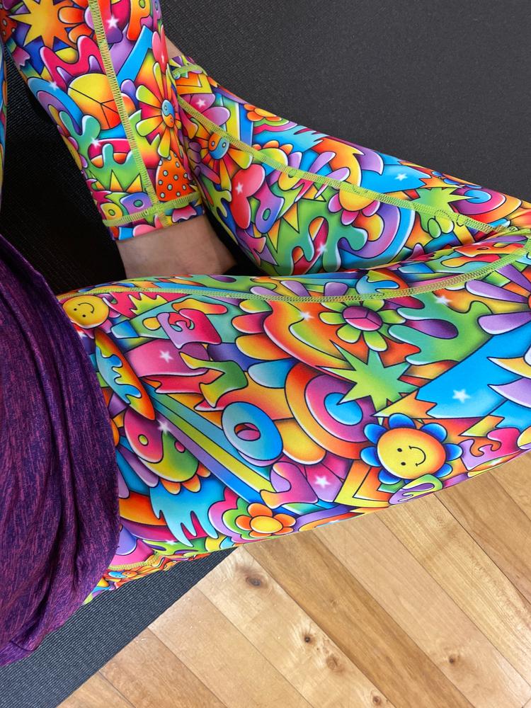 Peace & Love Leggings - Customer Photo From Fun Saturday Print